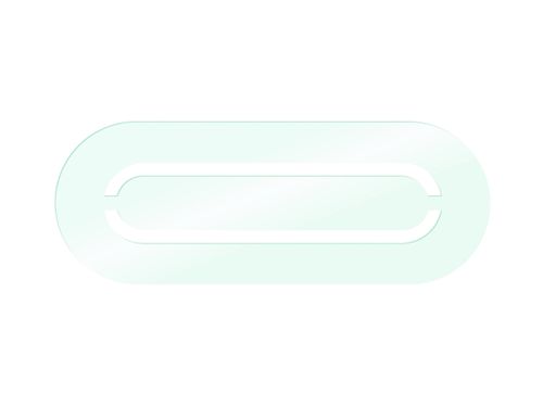 FR-Designgitter-starline-SHAPE-350x130-mm-STYLE-Glas-White-Pure-78300661 gallery number 1